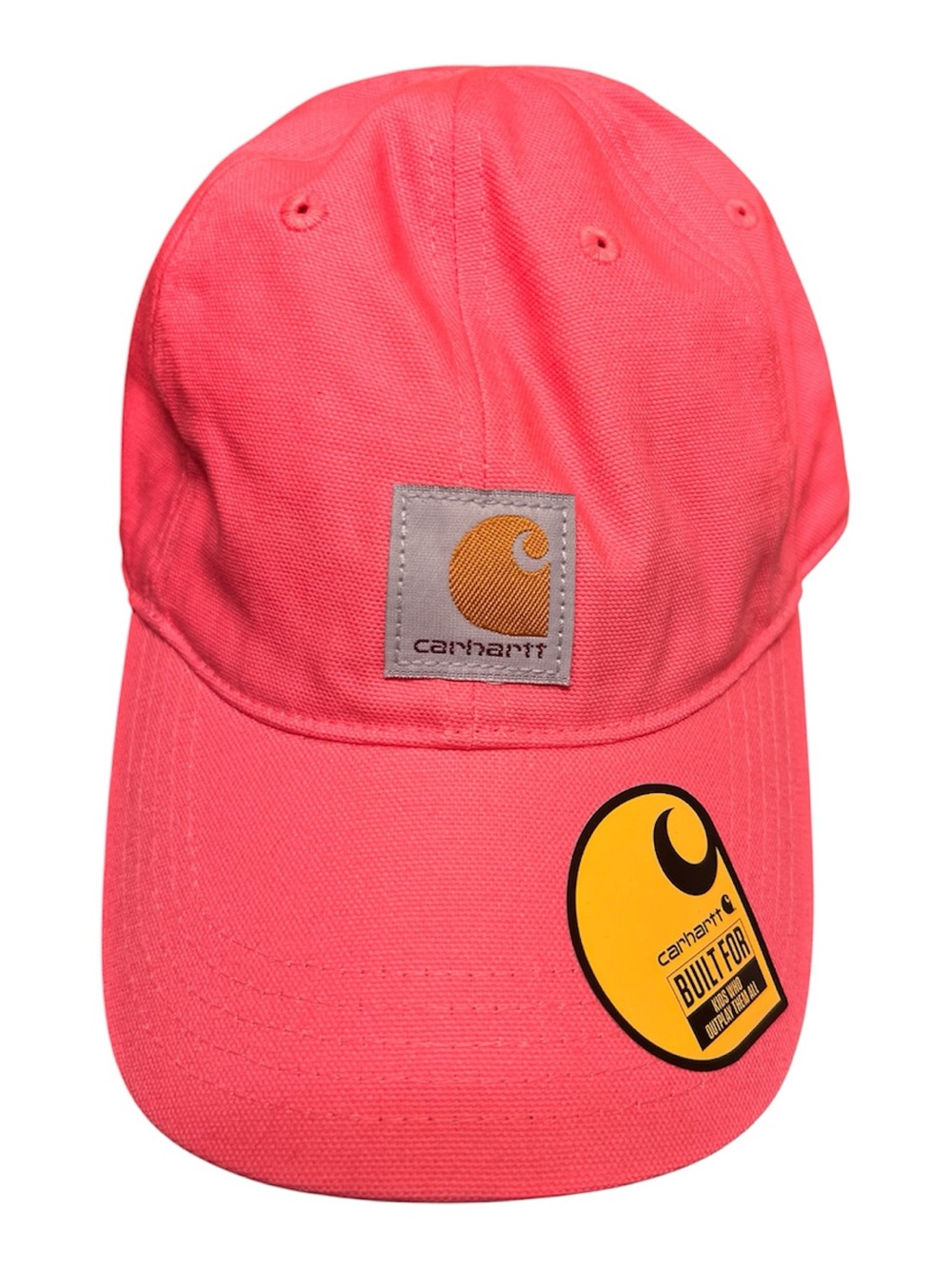 Carhartt Coral Pink Logo Canvas Cap